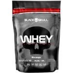 Whey 100% Whey Protein - 1800g Refil Morango - Black Skull