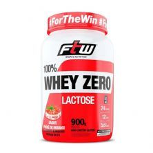 Whey 100% Zero Lactose - 900g Pav� de Morango - FTW