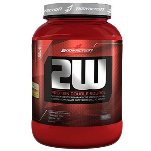 Whey 2W - 900g Morango - BodyAction*** Data Venc. 01/11/2017