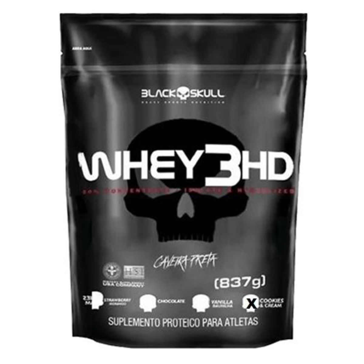 Whey 3HD - 837g Cookies & Cream - Black Skull