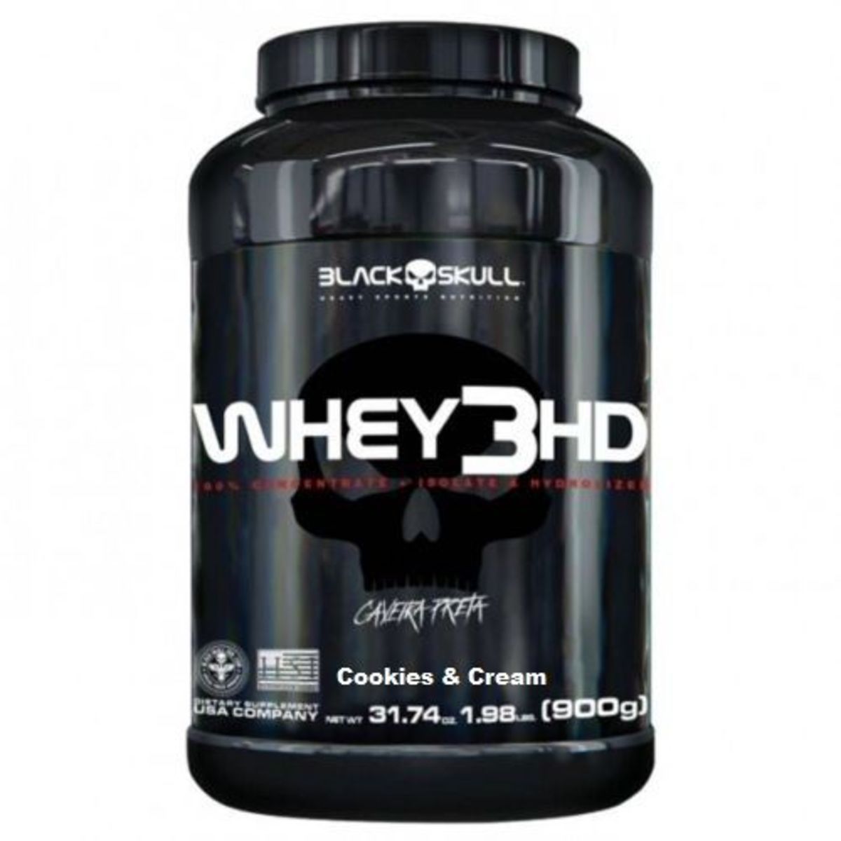 Whey 3HD - 900g Cookies & Cream - Black Skull