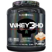 Whey 3HD Gourmet - 1800g Sorvete de Flocos - Black Skull