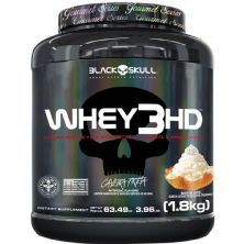Whey 3HD Gourmet - 1800g Sorvete de Leite Cremoso - Black Skull