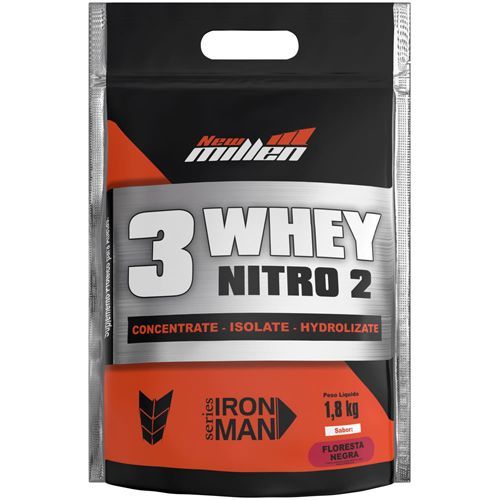 Whey 3W Nitro2 - 1800g Refil Floresta Negra - New Millen
