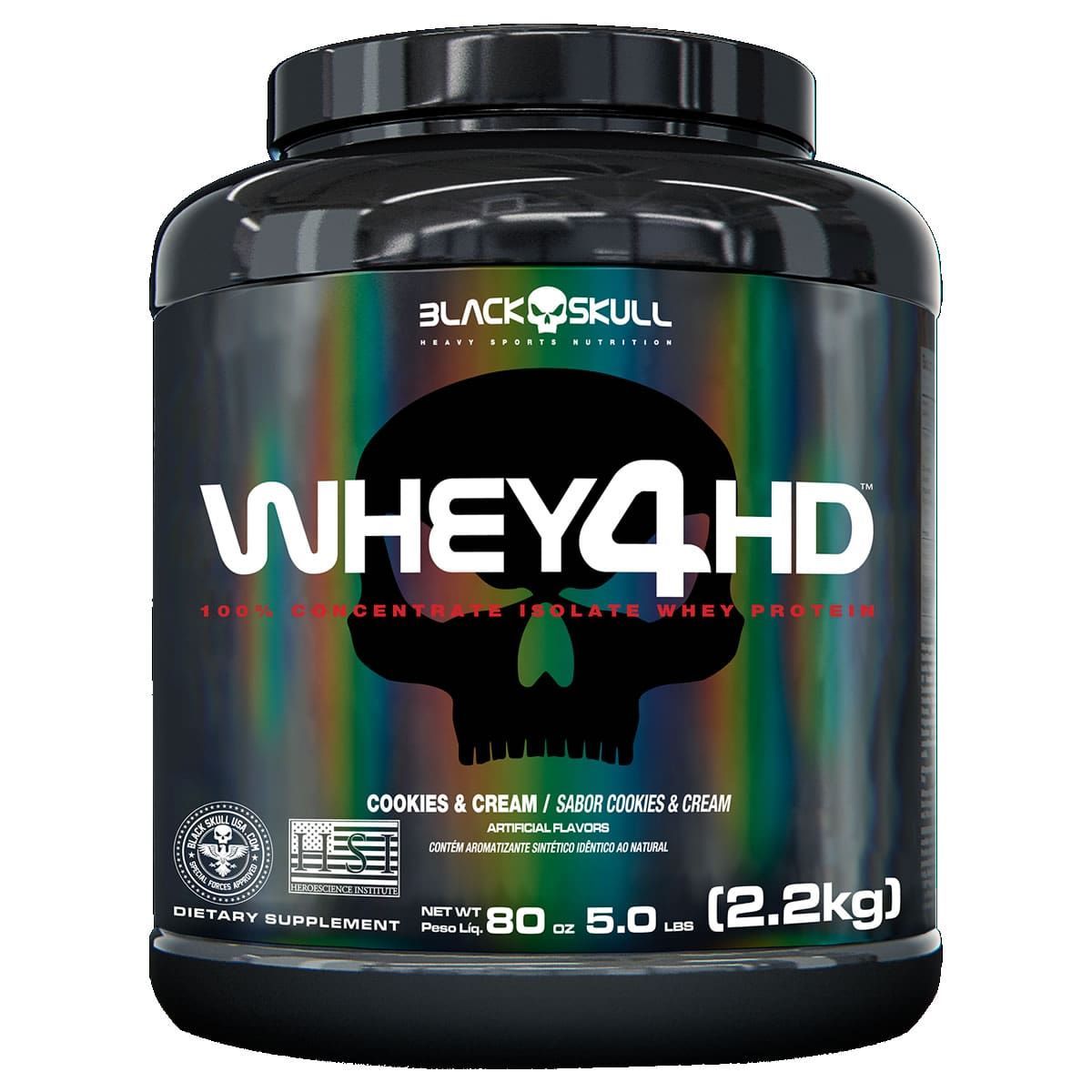 Whey 4 HD - 2200g Cookies & Cream - Black Skull*** Data Venc. 31/10/2023