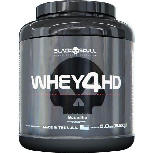 Whey 4HD - 2200g Baunilha - Black Skull