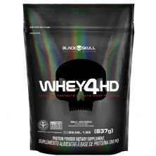 Whey 4HD - 837g Refil Vanilla - Black Skull
