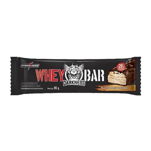 Whey Bar Darkness - 1 unidade 90g Doce de Leite com Chocolate Chip - Integralm�dica**Produto amassado** Data Venc. 30/08/2020