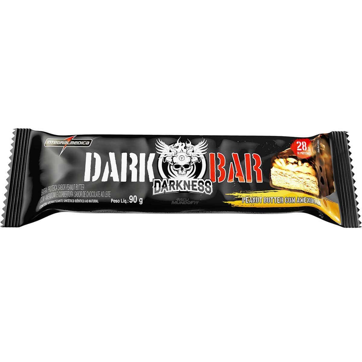 Whey Bar Darkness - 1 unidade 90g Peanut Butter com Amendoim - Integralm�dica