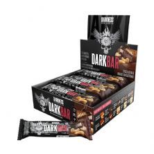 Whey Bar Darkness - 8 Unidades 90g Chocolate Amargo com castanhas  - IntegralM�dica