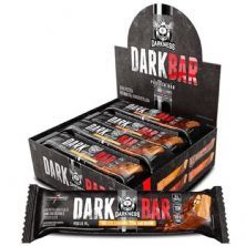 Whey Bar Darkness - 8 Unidades 90g Salted Caramel com Amendoim - IntegralM�dica*** Data Venc. 28/02/2021
