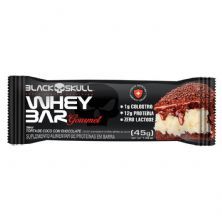 Whey bar Gourmet - 1 Unidade 45g Coco - Black Skull*** Data Venc. 28/01/2025