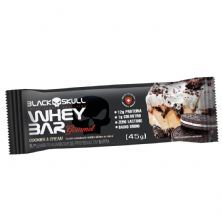 Whey Bar Gourmet - 1 Unidade 45g Cookies e Cream - Black Skull