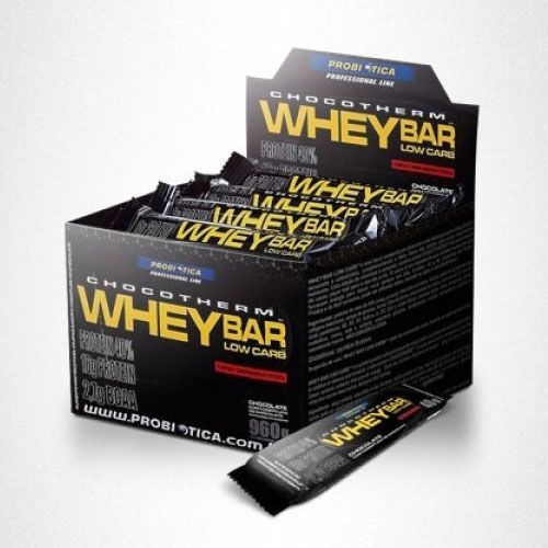 Whey Bar Low Carb - Caixa 24 unidades 40g Sabor Cookies - Probi�tica
