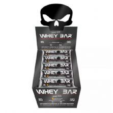 Whey Bar Low Carb Protein - 24 Unidades 30g Chocolate - Black Skull