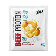 Whey Beef Protein - 1 Sach� 35g Frutas Tropicais - Shark Pro