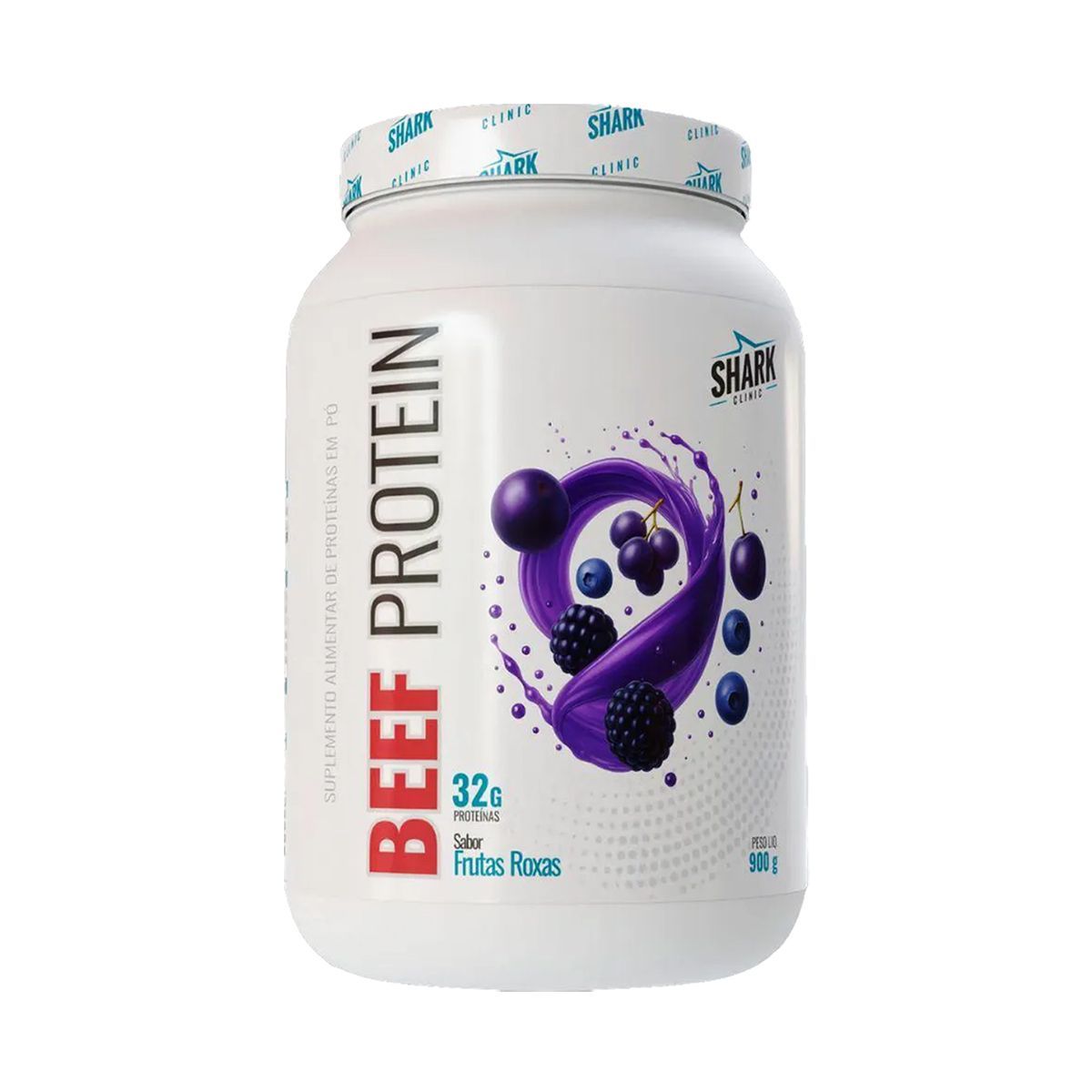Beef Protein - 900g Frutas Roxas - Shark Pro