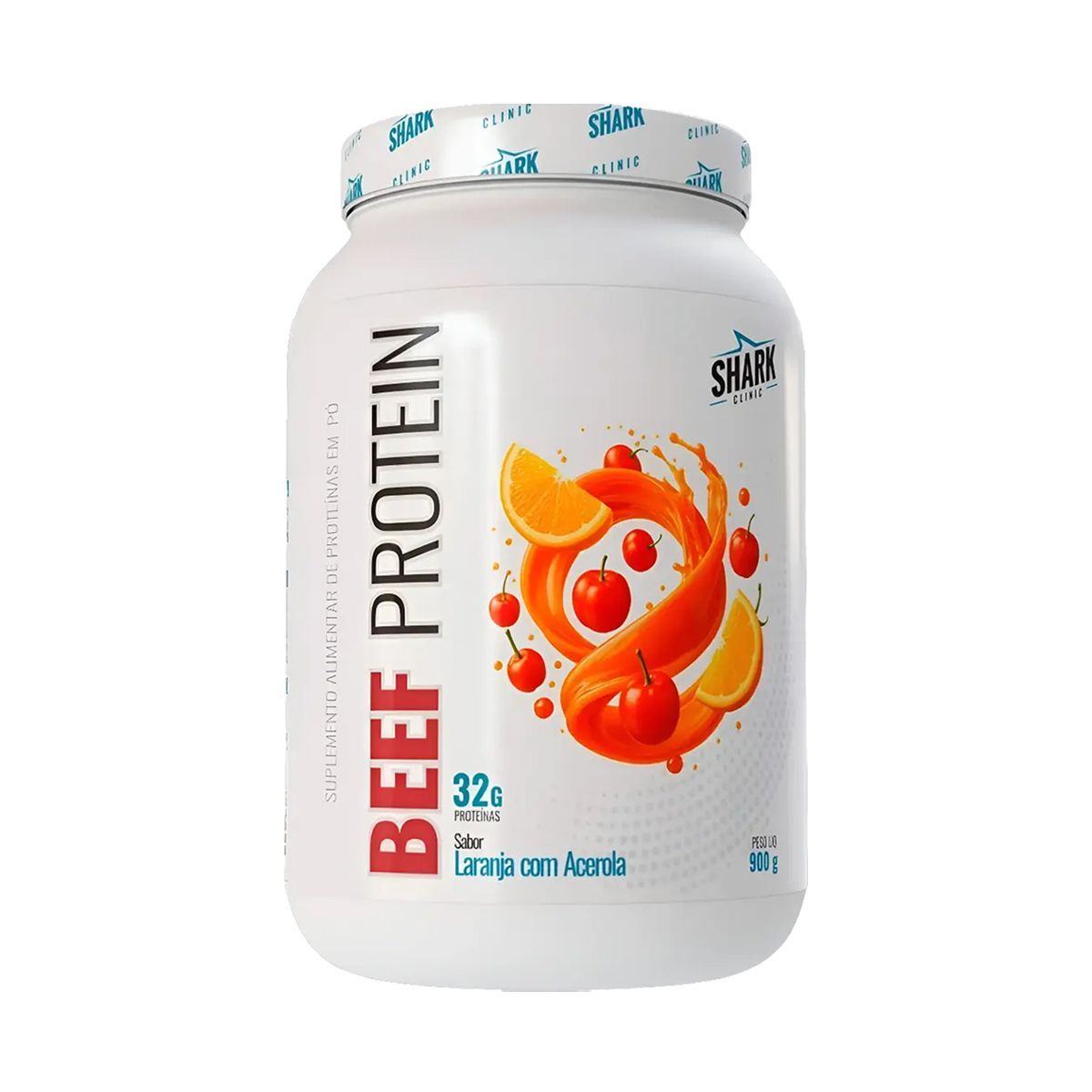 Beef Protein - 900g Laranja com Acerola - Shark Pro