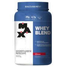 Whey Blend - 900g Morango - Max Titanium