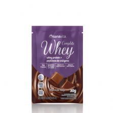 Whey Complete - 1 Sach� de 30g Chocolate Su��o - Sanavita*** Data Venc. 27/09/2020