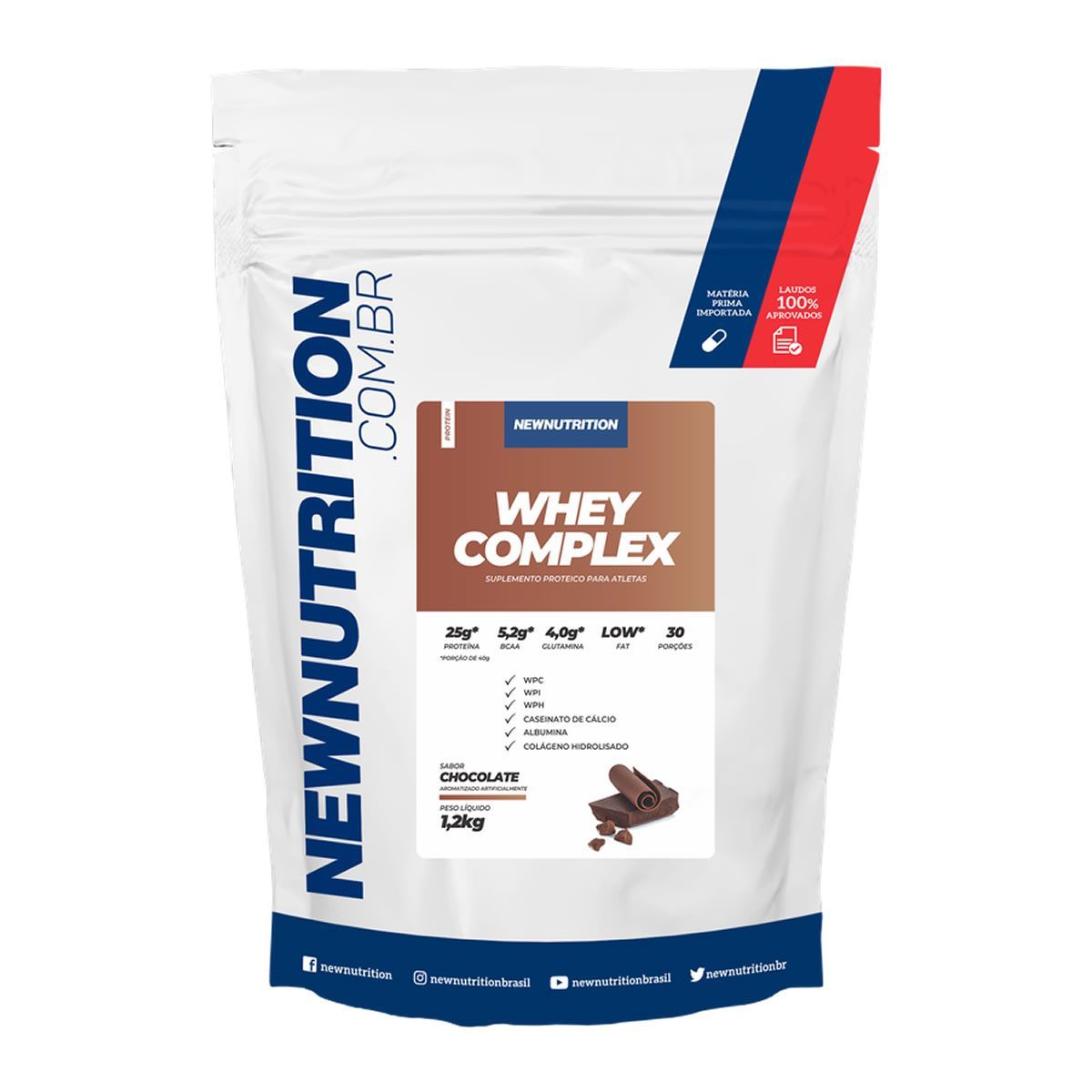 Whey Complex - 1200g Refil Chocolate - NewNutrition