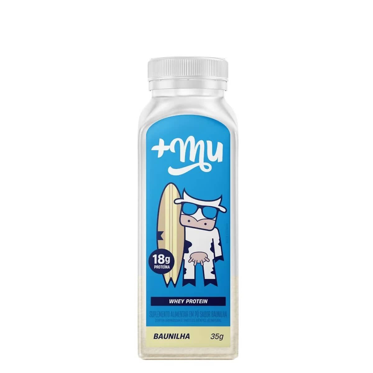 Whey Concentrado - 1 Garrafinha 35g Baunilha - Mais Mu