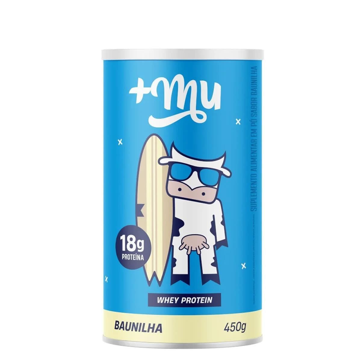 Whey Concentrado - 450g Baunilha - Mais Mu