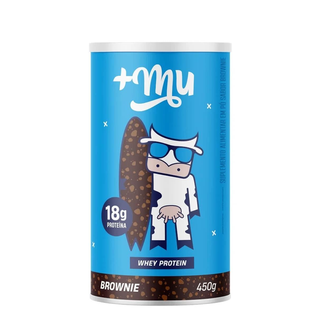 Whey Concentrado - 450g Brownie - Mais Mu*** Data Venc. 30/01/2025