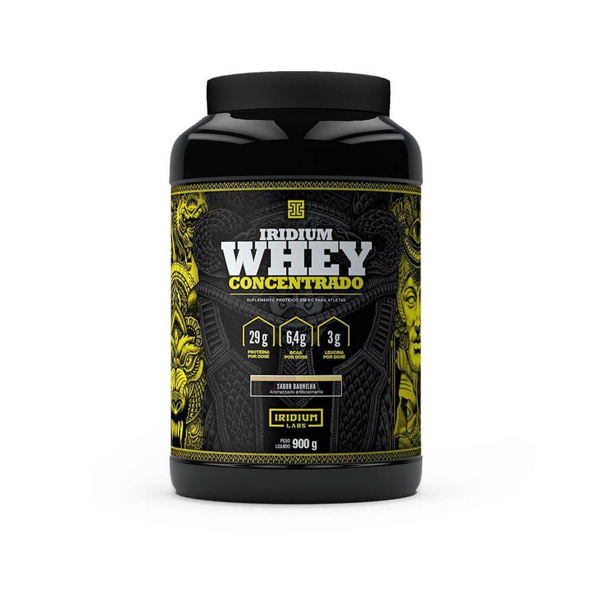 Whey Concentrado - 900g Baunilha - Iridium