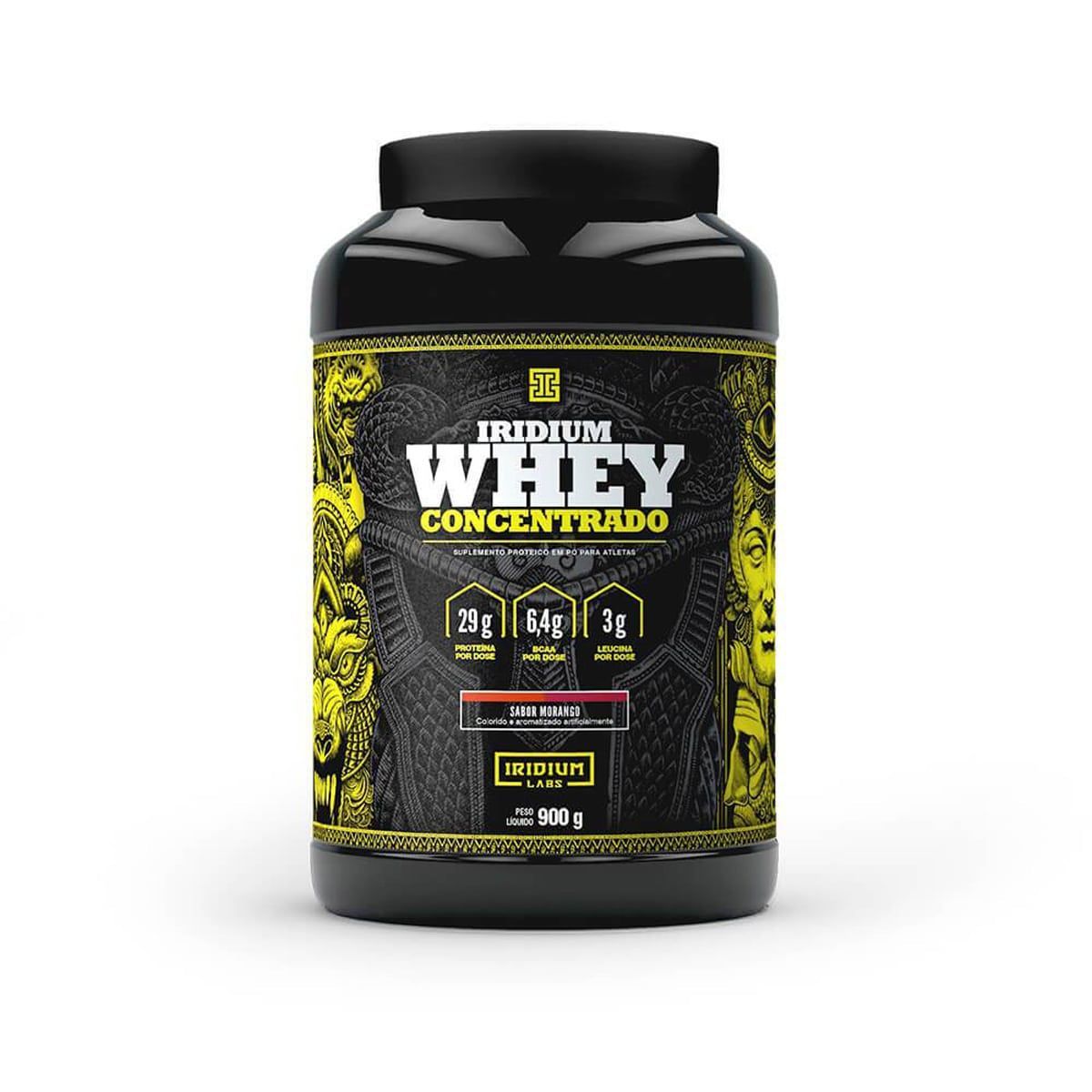 Whey Concentrado - 900g Morango - Iridium
