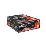 Whey Crispy Bar - 12 Unidades 45g Morango c Leite Condensado - Black Skull