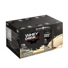Whey Drink Gourmet - 8 Unidades 250ml Baunilha - Black Skull