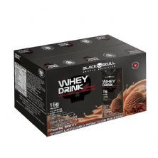 Whey Drink Gourmet - 8 Unidades 250ml Chocolate - Black Skull