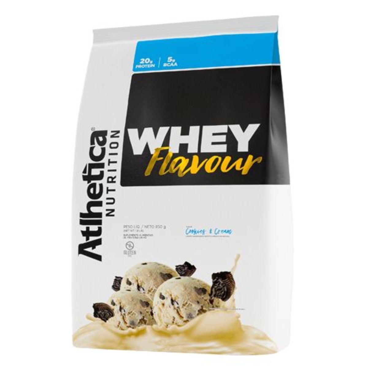 Whey Flavour - 850g Cookies & Cream - Atlhetica Nutrition