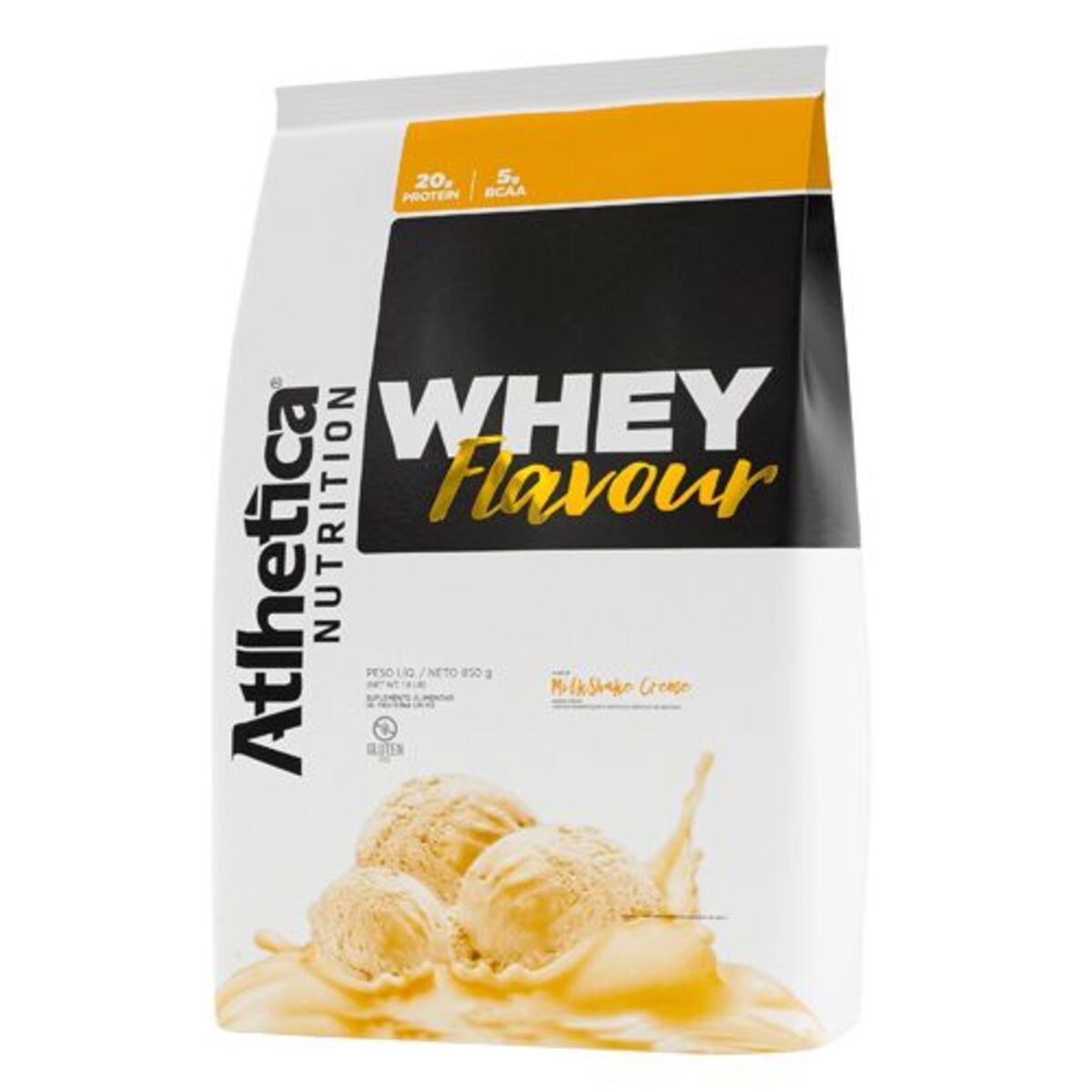 Whey Flavour - 850g Milkshake Creme - Atlhetica Nutrition