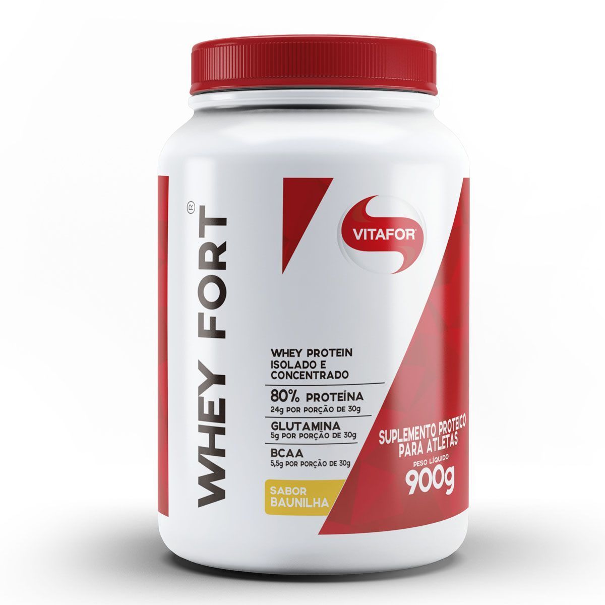 Whey Fort - 900g Baunilha - Vitafor