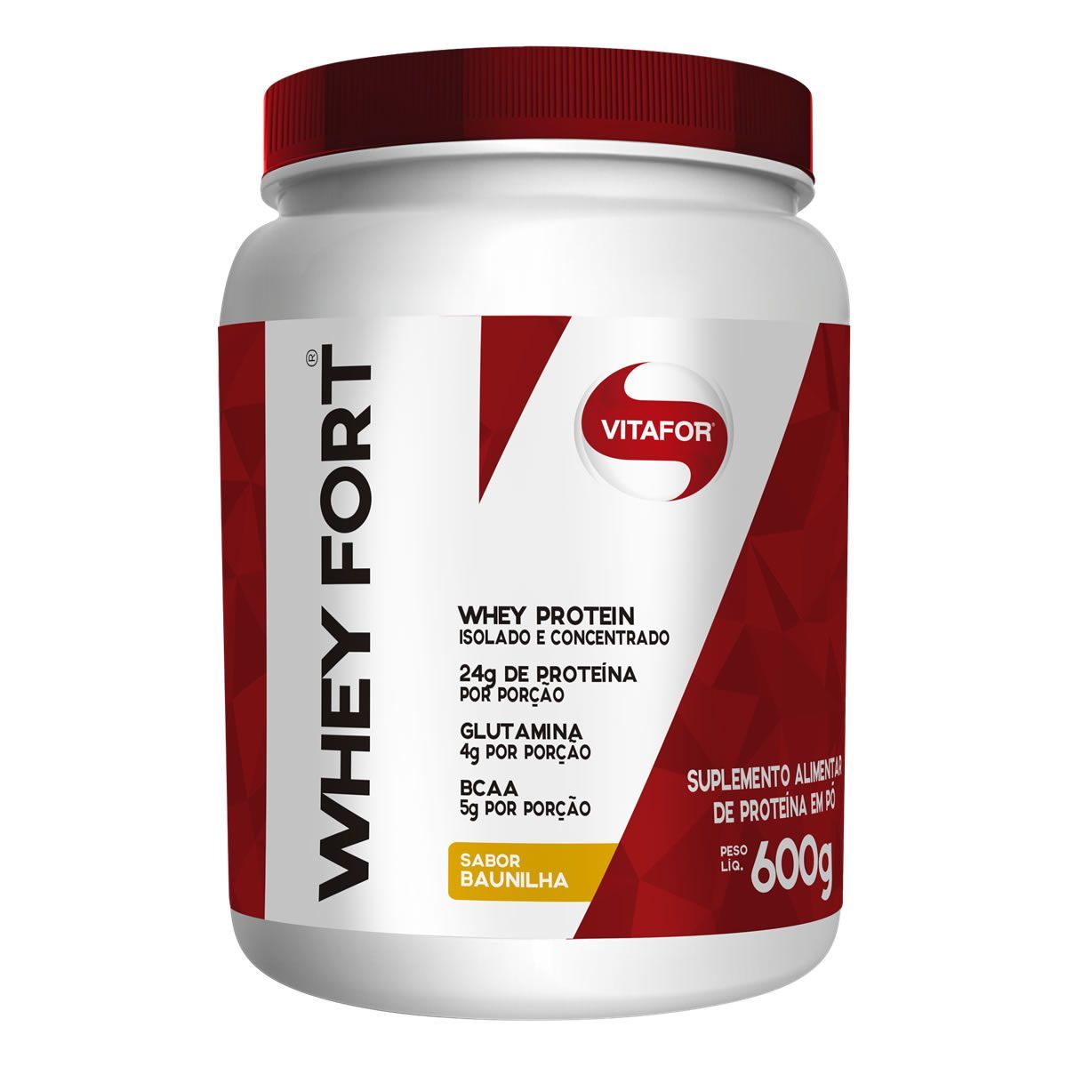 Whey Fort - Baunilha 600g - Vitafor