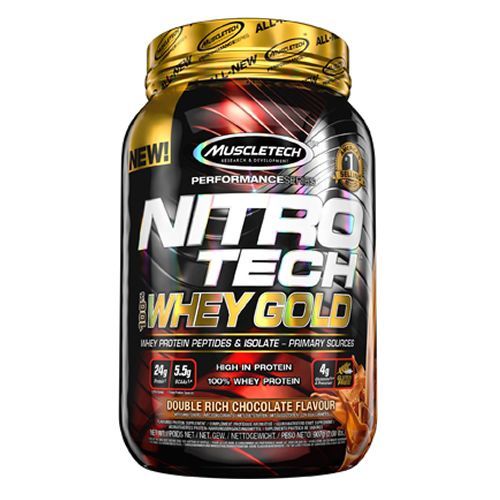 Whey Gold Nitro Tech - 1130g Duble Rich Chocolate - Muscletech