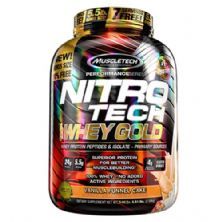 Whey Gold Nitro Tech - 2500g Vanilla Funnel Cake - Muscletech