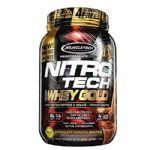Whey Gold Nitro Tech - 999g Chocolate Caramel Brownie - Muscletech