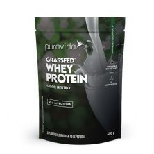 Whey Grassfed Nova Composi��o - 450g Neutro - Puravida