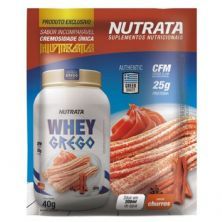 Whey Grego - 1 Sach� de 40g Churros - Nutrata*** Data Venc. 30/11/2020
