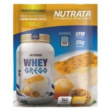 Whey Grego - 1 Sach� de 40g Mousse de Maracuj� - Nutrata*** Data Venc. 30/11/2020