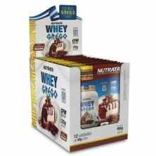 Whey Grego - 12 Sach�s de 40g Cheesecake de Chocolate - Nutrata*** Data Venc. 30/11/2020