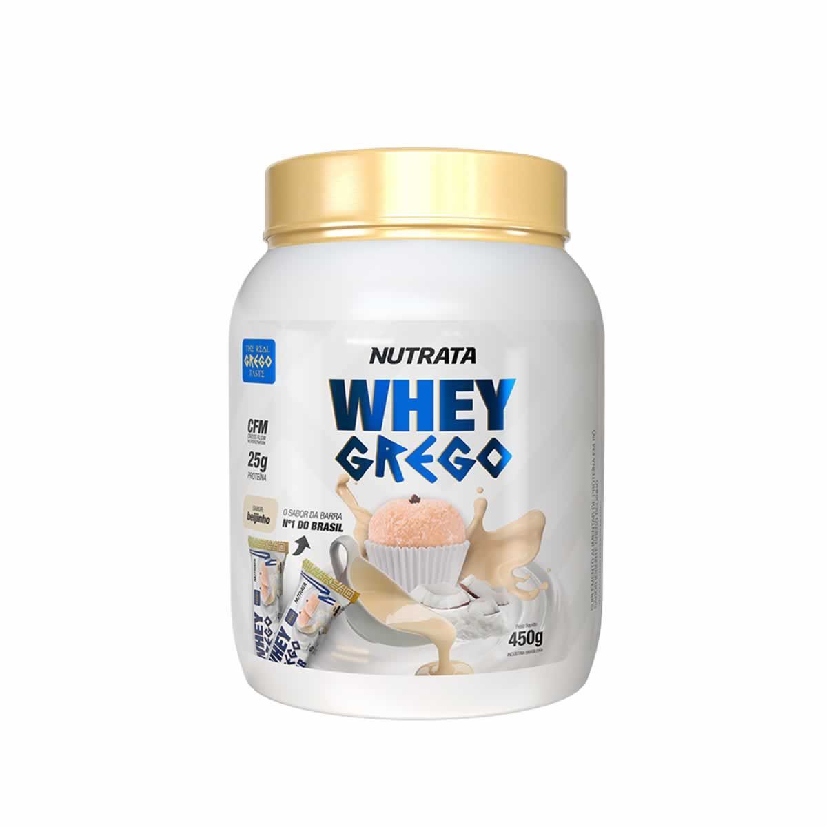 Whey Grego - 450g Beijinho - Nutrata