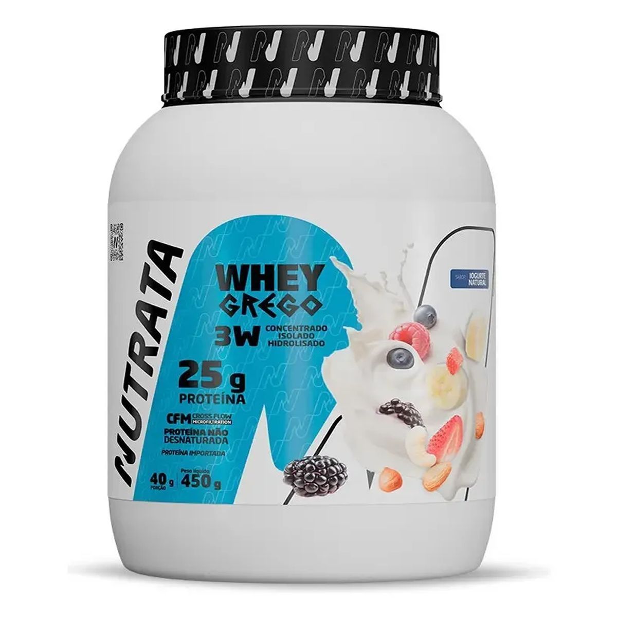 Whey Grego - 450g Iogurte Natural - Nutrata