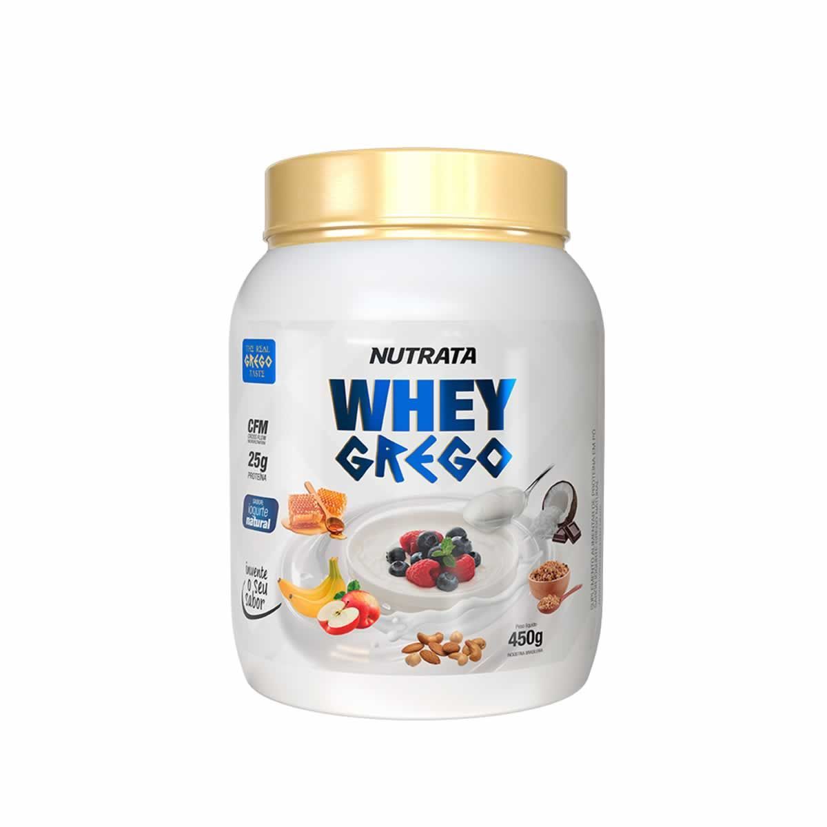 Whey Grego - 450g Iogurte Natural - Nutrata*** Data Venc. 30/06/2025