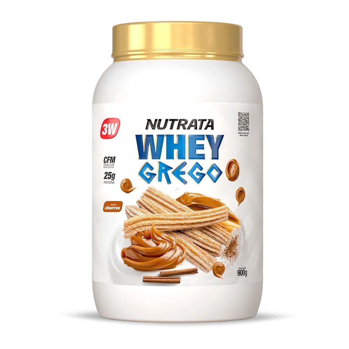 Whey Grego - 900g Churros - Nutrata