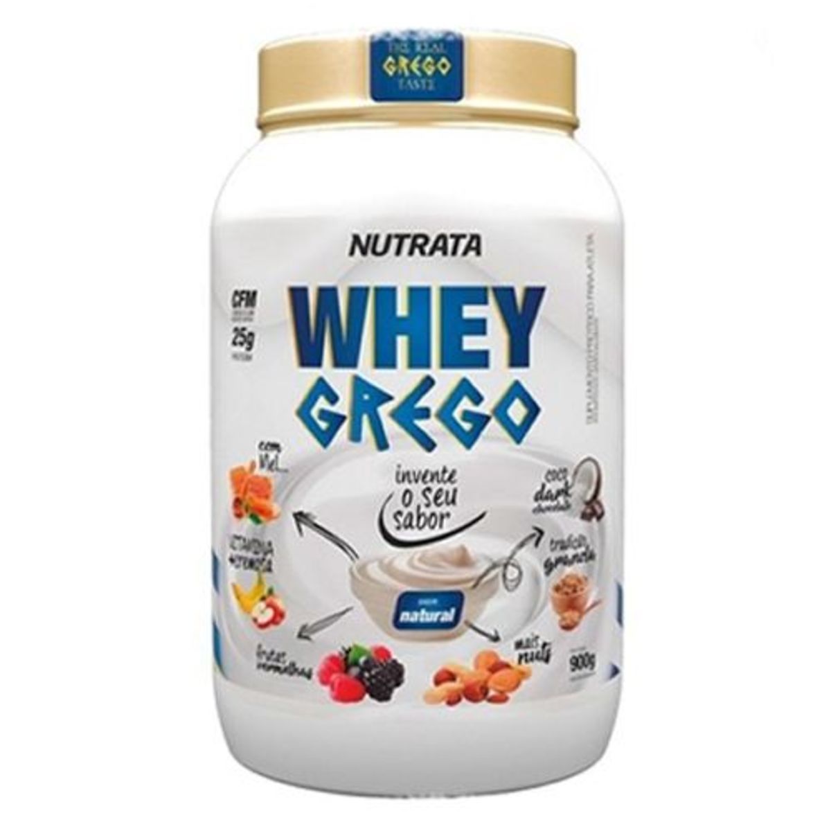 Whey Grego - 900g Natural - Nutrata*** Data Venc. 30/03/2024