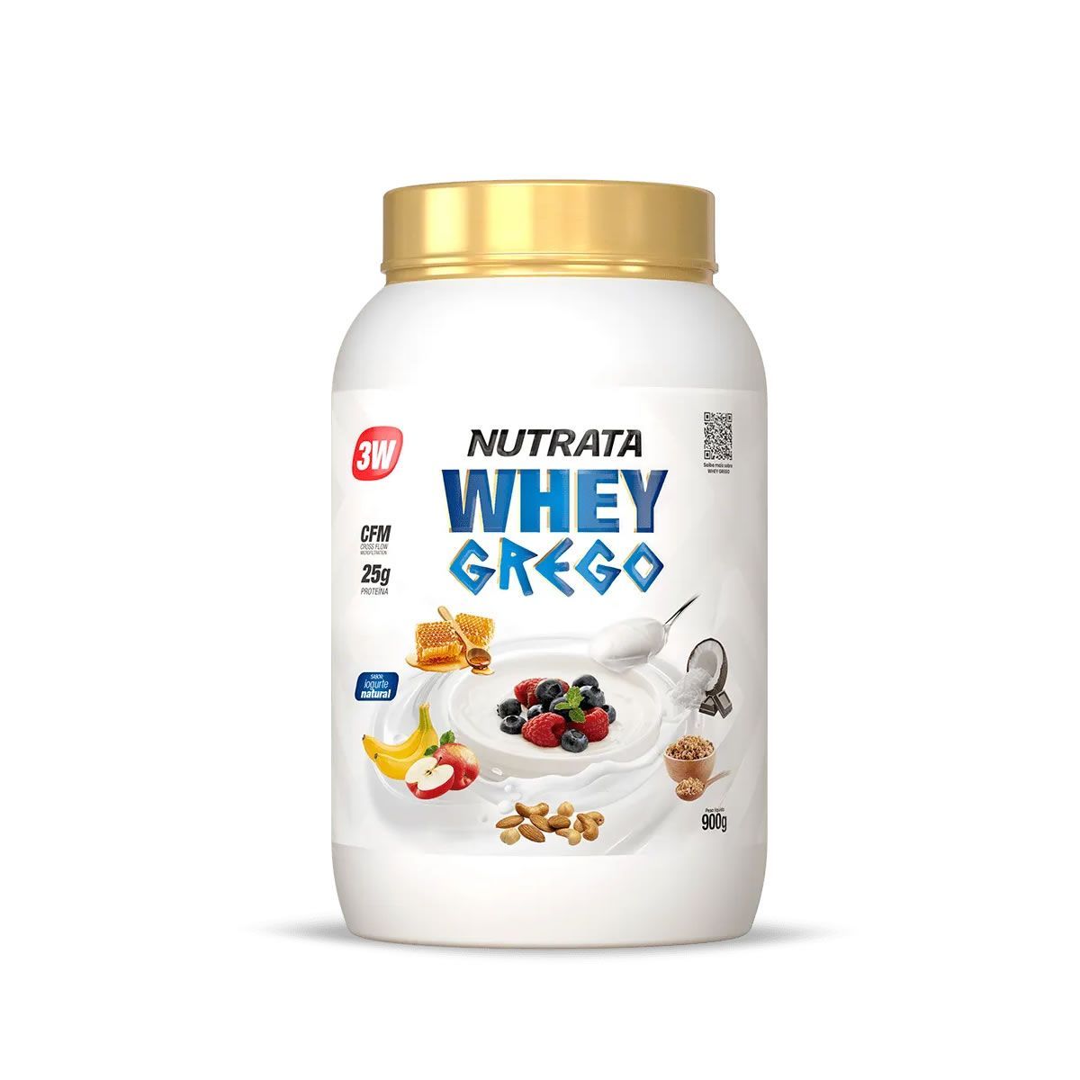 Whey Grego - 900g Natural - Nutrata